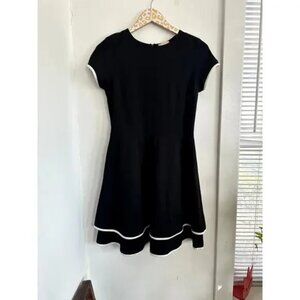 LOVE..ADY Women's Black with White Detail Dress | Size Large